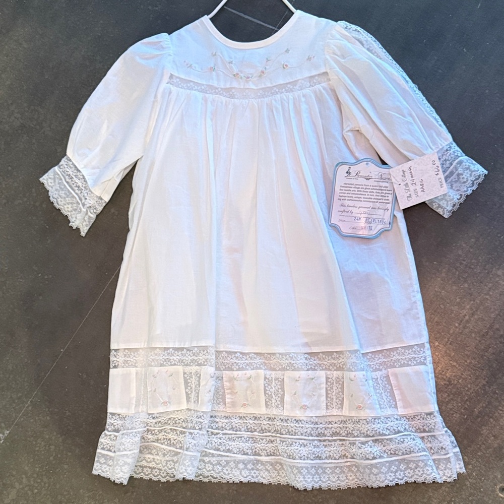 Remember Nguyen Heirloom dress with slip NWT